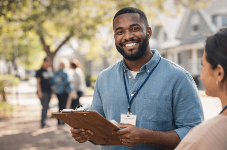 Community Health Workers engaging with community members
